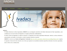Tablet Screenshot of ivadacs.org